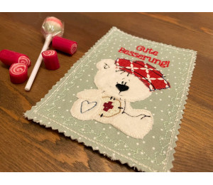 Stickdatei - Aua Bär Doodle